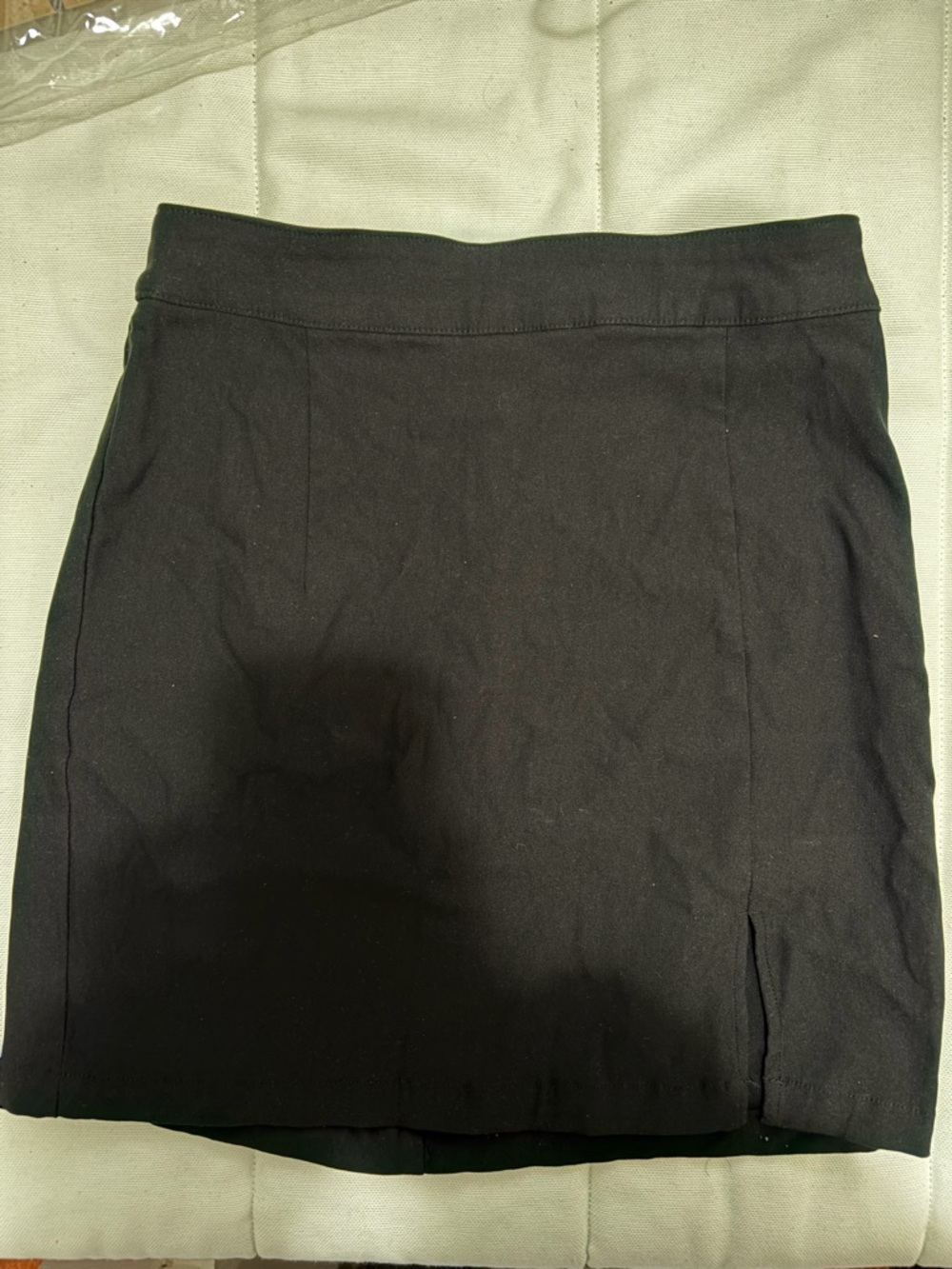 Black Garage Mini Skirt